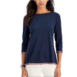 Tommy Hilfiger Navy Blue Tunic Top